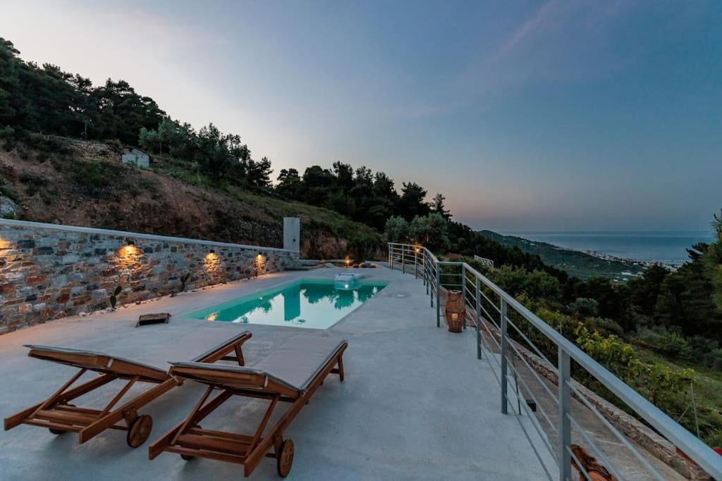 Villa Koukounaria Скопелос Экстерьер фото