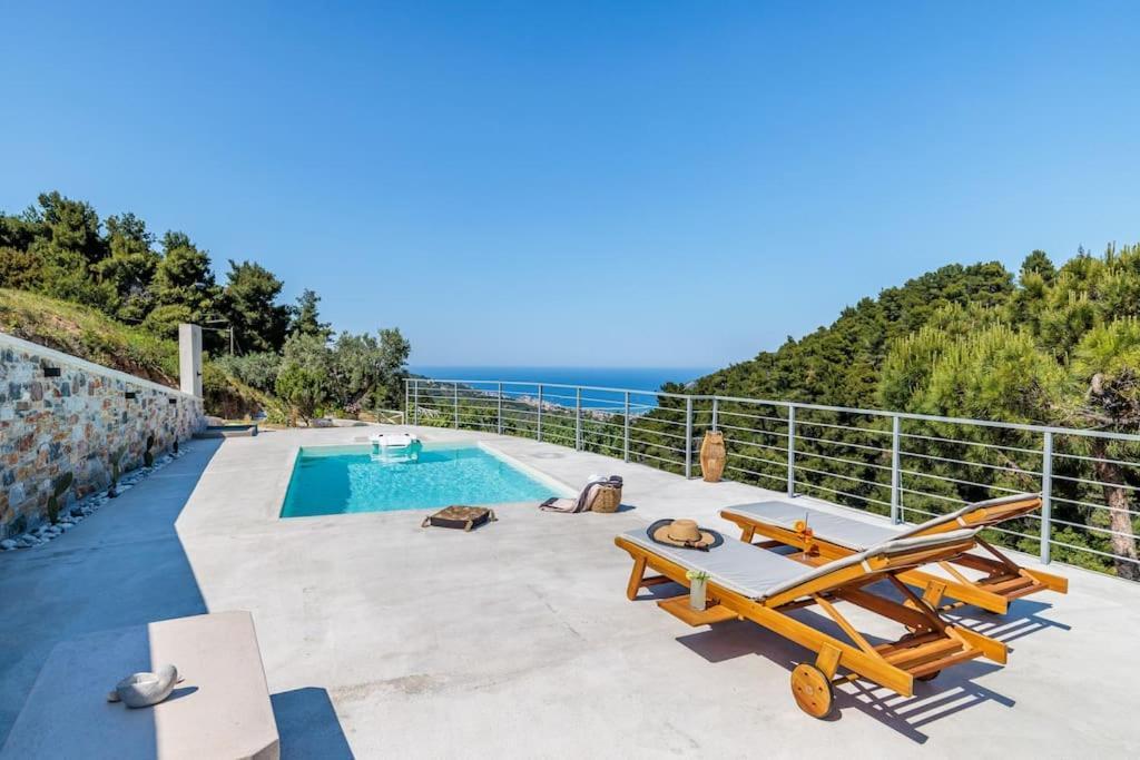 Villa Koukounaria Скопелос Экстерьер фото