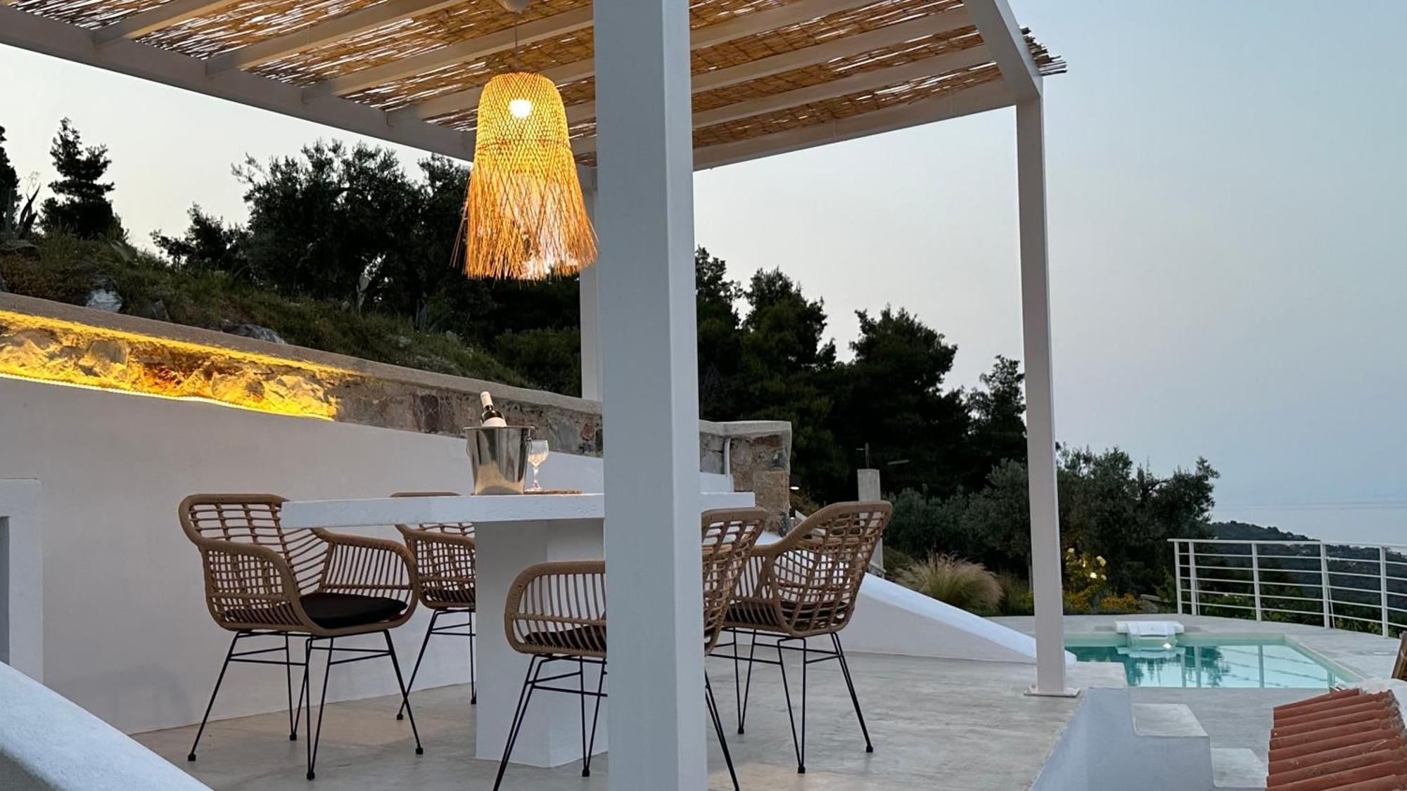 Villa Koukounaria Скопелос Экстерьер фото